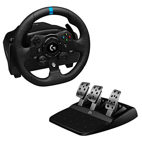 Logitech G923 TRUEFORCE Volante de Carreras y Pedales hasta 1000Hz Force Feedback