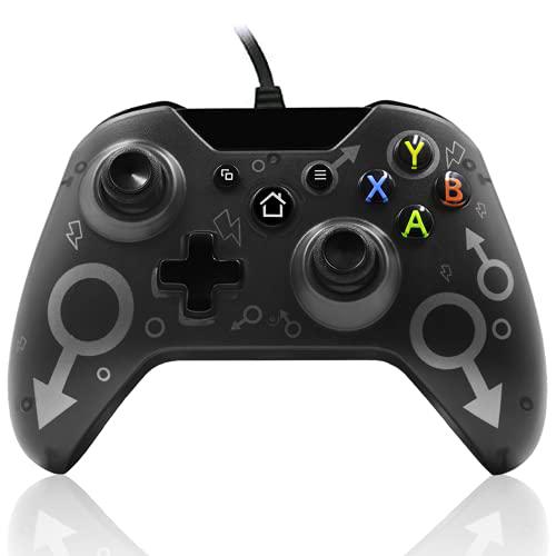 Mando Xbox One, Xbox One S, Xbox One X, Xbox Series x controlador cableado compatible con Windows PC 7/8/10