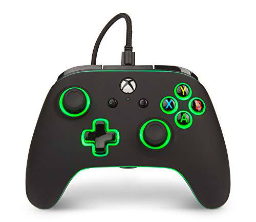 PowerA - Mando con cable mejorado para Xbox One, licencia oficial