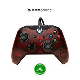 PDP Mando con cable para Xbox Series X, Rojo (Crimson Red)