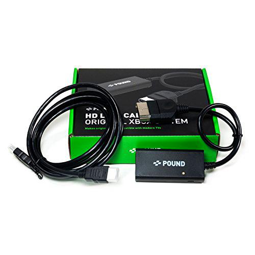 POUND Cable HD Link para Xbox Original - Compatible con Todos los Televisores Modernos