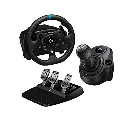 Logitech G G923 Volante y Pedales de Carrera, TRUEFORCE