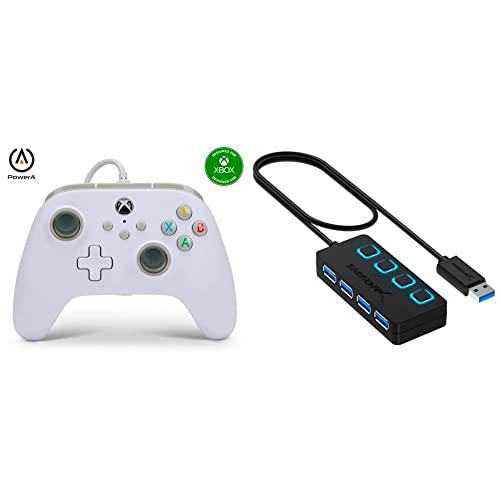 PowerA Wired Controller For Xbox Series X|S-White, Gamepad