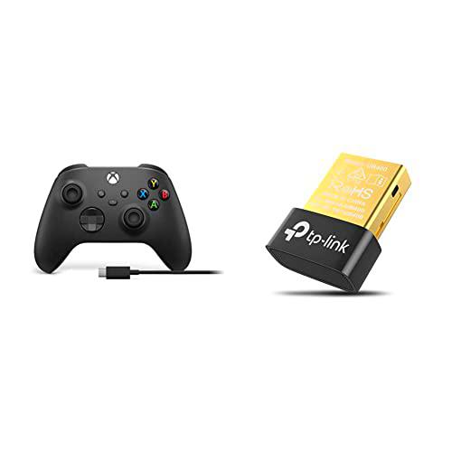 Microsoft Mando inalámbrico Xbox + cable &amp; TP-Link UB400 Nano