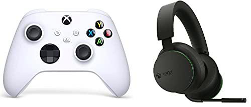 Xbox Wireless Controller, White Robot + Xbox Wireless Headset