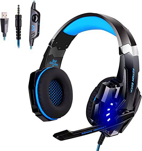 CGZZ Auriculares para Videojuegos PS4, PC, Mando Xbox One