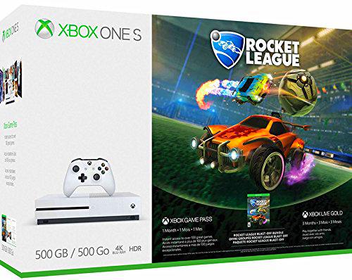 MICROSOFT - XBOX ONE S 500 GB + ROCKET LEAGUE