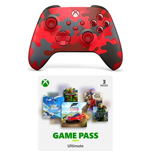 Xbox Mando - Red Camo + Suscripción Xbox Game Pass Ultimate