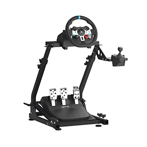 GT Omega Soporte Volante Logitech G29 G920 G923 Force Feedback Thrustmaster T500 RS y TH8A Shifter Mount V1 PS4 Xbox Fanatec Clubsport