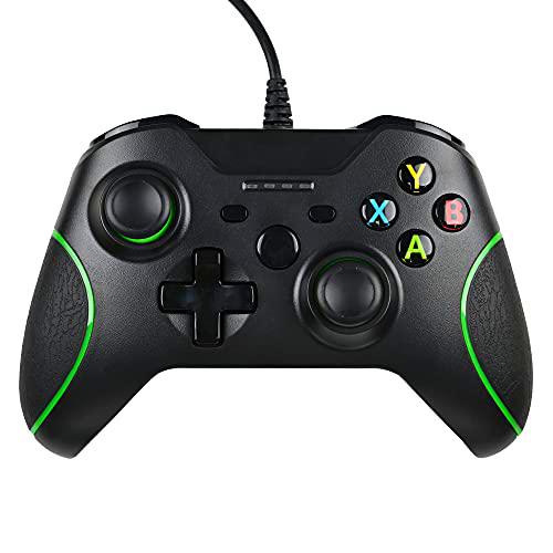 FTFVaska Mando Xbox One con Cable, Gamepad con Cable USB