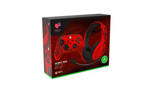 PDP Pack Gaming Xbox Spirit REDMANETTE Rematch+Casque AIRLITE