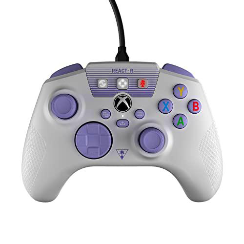 Turtle Beach REACT-R Controller Blanco y Morado - Xbox Series X|S