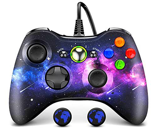 AceGamer Mando con cable Xbox 360, mando de juego con cable USB