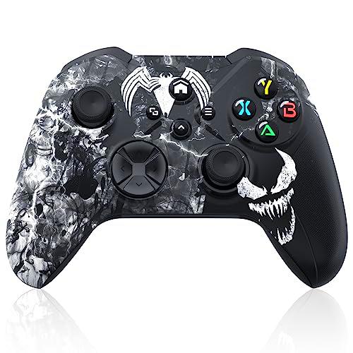 Gamrombo Controlador inalámbrico para Xbox One Elite S/X PC Gamepad con WiFi/programación/vibración/jack de audio de 3,5 mm/turbo/giroscopio de 6 ejes compatible con Xbox Serie S/X/PC/Android/iOS