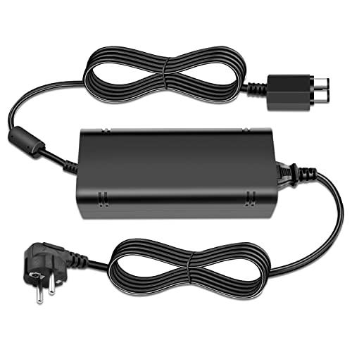 LabTEC Spartechnik - Cargador con cable de alimentación para Microsoft Xbox 360 Slim (100-220 V)