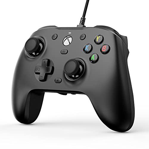 Mando de Xbox GameSir G7 Mando de juego con cable para Xbox Series X|S,Xbox One,Windows 10/11,mando de PC Gamepad con botones asignables,conector de audio de 3,5 mm 2 placas frontales intercambiables