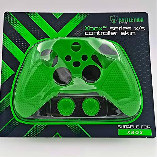 Carcasa de silicona verde para mando Xbox Battletron Gaming