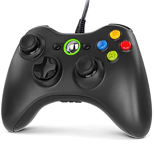 Gezimetie Xbox 360 Mando de Gamepad, USB Wired Controlador con Vibración