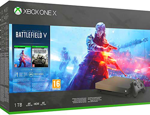 Microsoft Xbox One X - Consola 1 TB + Battlefield V