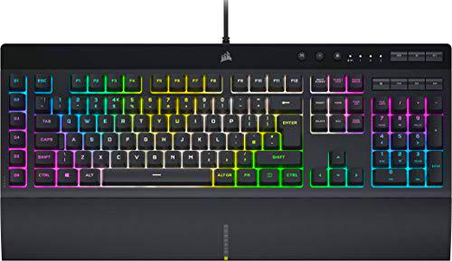 Corsair Teclado para Juegos K55 RGB Pro XT de Membrana con Cable