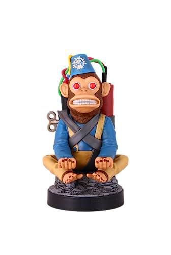 Exquisite Gaming - Cable guy Monkey Bomb, soporte de sujeción y carga para mando de consola y/o smartphone