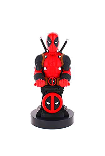 Cable Guys - Deadpool Plinth Marvel Gaming Accessories Holder &amp; Phone Holder for Most Controller (Xbox