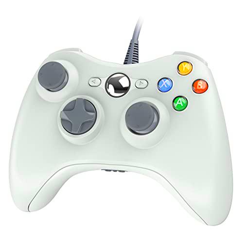 CHEREEKI Mando para Xbox 360, mando con cable, mando de juego para PC Xbox 360