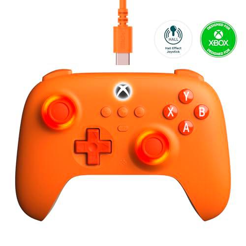 8Bitdo Ultimate C Wired Controller for Xbox, RGB Lighting Fire Ring and Hall Effect Joysticks