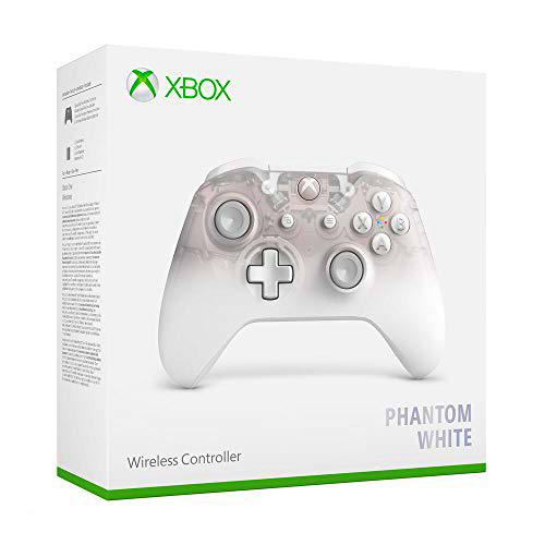 Microsoft - Mando Inalámbrico Phantom White - Edición Especial (Xbox One), blanco