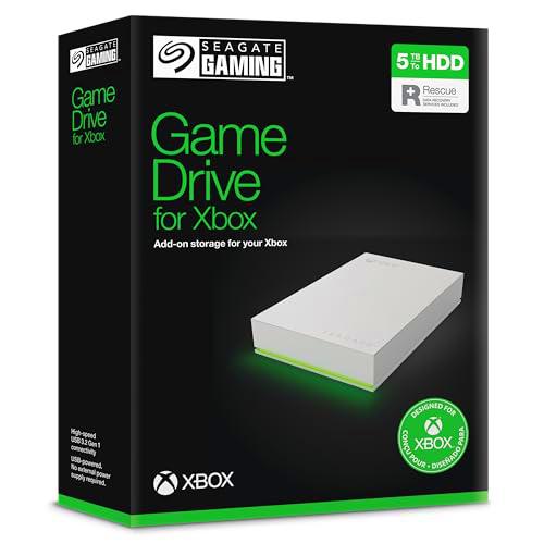 Seagate Game Drive for Xbox, 5 TB, Unidad de Disco Duro (HDD) Externa portátil