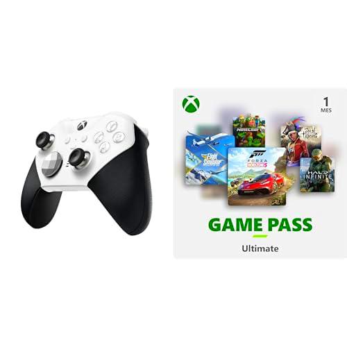 Xbox Elite Wireless Controller Series 2 - Core Edition (White) + Game Pass Ultimate 1M