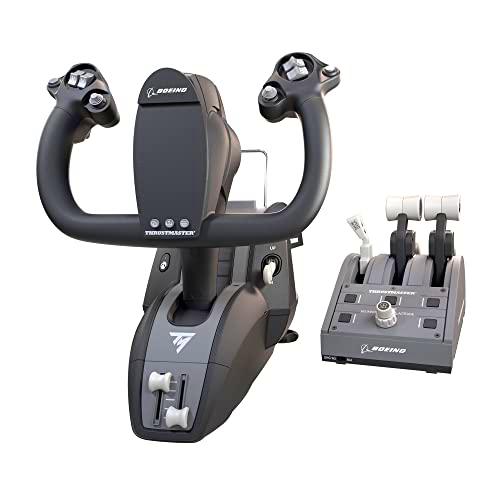 Thrustmaster TCA Yoke Pack Boeing Edition, Réplicas del Sistema de Palanca de Mandos Pendular y Cuadrante de Aceleración