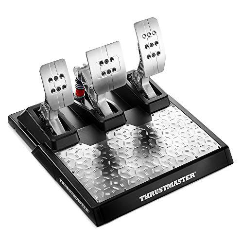 Thrustmaster T-LCM Pedals — Pedales profesionales magnéticos y con “Load Cell” metálicos y ajustables para PC